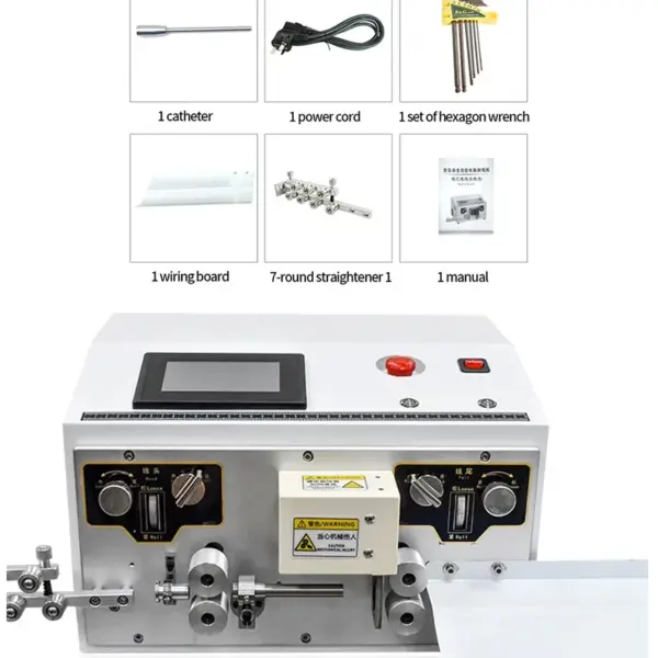 "6mm Precision Automatic Wire Stripper and Cutter for 16-30AWG Wires - Efficient Tool for Professionals"