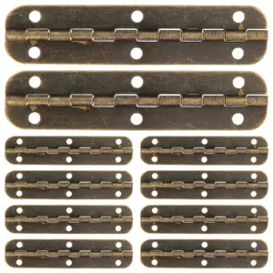 1Set Piano Hinge Long Hinges Heavy Duty for Cabinet Doors Jewelry Boxes Wooden Crafts Table Drop Down Hinges