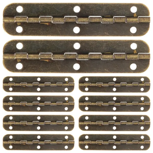 1Set Piano Hinge Long Hinges Heavy Duty for Cabinet Doors Jewelry Boxes Wooden Crafts Table Drop Down Hinges