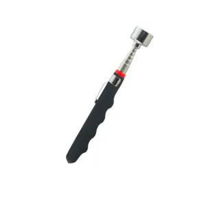 30LB Telescoping Magnetic Flashlight Pickup Tool with Pen Clip Magnet Stick Rod Extendable Suction Iron Rod Portable