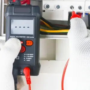 Auto Ranging 4000 Counts Digital Multimeter with NCV for Electrical Testing Including AC DC Voltage and Resistance