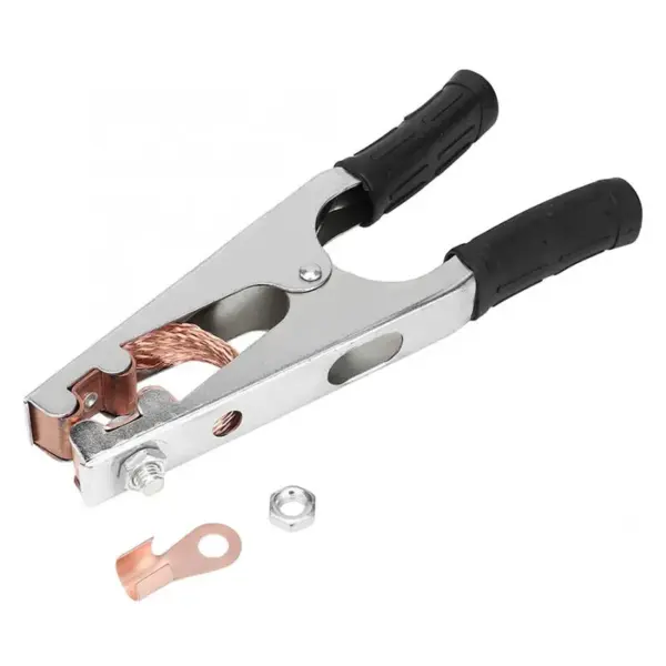 300/500A Crocodile Ground Clamp for MIG MMA TIG ARC Welding Earth Clip Manual Cable Welder Alligator Clamps Black