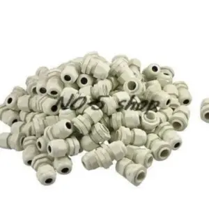 100Pcs M14x1.5 Cable Range 4-8mm Waterproof  Cables Glands Connector White or Black