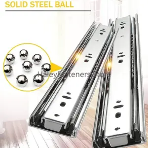Heavy Duty Drawer Slides Full Extension Side Mount 12 14 16 18 20 22 24 26 28 30 32 34 36 40 Inch Metal Rails Track Guide