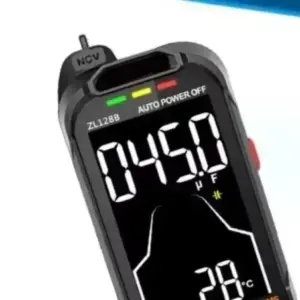 Professional Digital Multimeter Battery/USB Charging AC DC Current Voltage Tester Counts T-RMS Capacitance Auto Range Multimeter