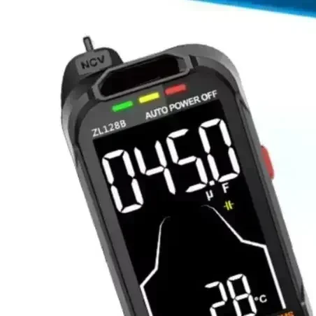 Professional Digital Multimeter Battery/USB Charging AC DC Current Voltage Tester Counts T-RMS Capacitance Auto Range Multimeter