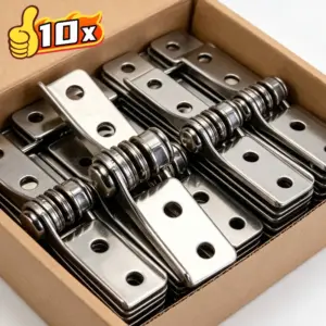 Stainless Steel Damping Hinge Any Stop Hinge Torque Adjustable Pivot for Furniture Door Hardware Heavy-Duty Installation Bracket