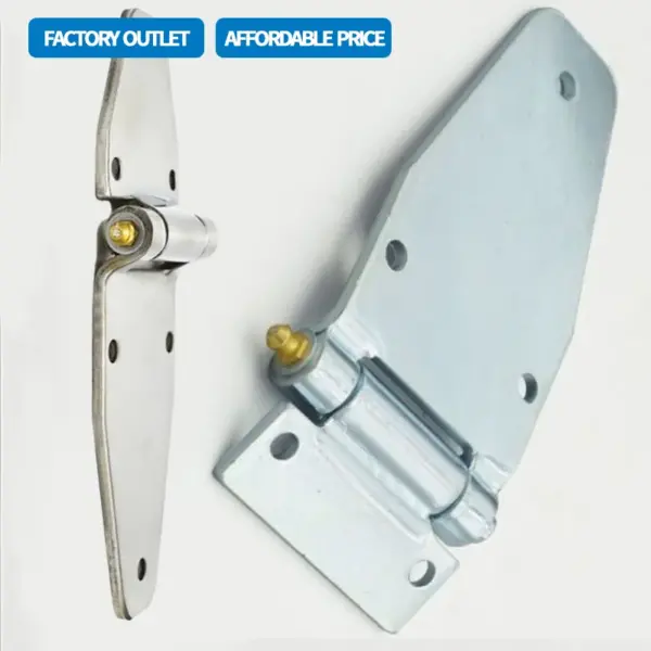 (Multiple Packs)Heavy Duty Hinge Iron And Stainless Steel Industrial Box Trailer Rv Engineering Vehicle Heavy-Duty Cabinet Hinge