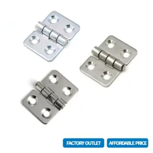 (Multiple Packs) Butterfly Hinge Used For Industrial Heavy-Duty Equipment Network Switch Control Cabinet Door Buried Hinge