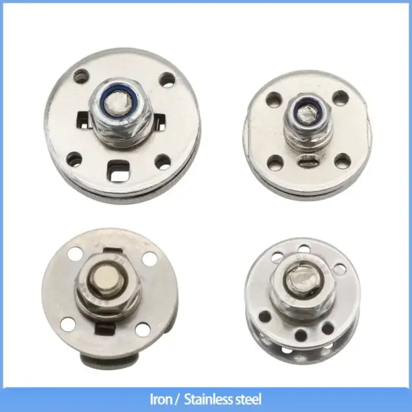 Heavy-Duty Machine 360-Degree Free-Stop Disc Damping Pivot Stainless Steel or Iron  Hinge with Adjustable Torque