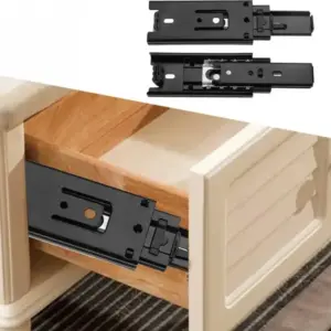 Mini Short Drawer Slides Full Extension Guide Rail Drawer Cupboard Furniture Hardware Set Accessories For Home Kitchen Steel