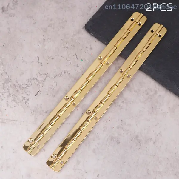 （Summer6）2 Pcs Hinge Hinges For Crafts Heavy Duty Piano Cabinet Box Long Window Iron Furniture Door And Window Hinge Long Hinge