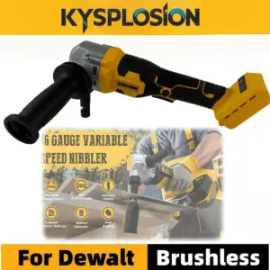 For Dewalt 20V Battery Pin Cordless Metal Nibbler 30000RPM Brushless Metal Cutter 3 Variable Speed Electric Nibbler