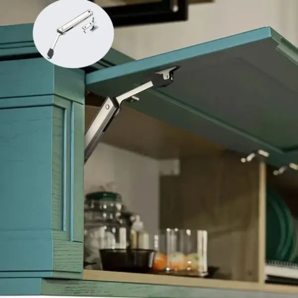Heavy Duty Hydraulic Cabinet Hinge Buffering Adjustable Cabinet Door Support Sturdy Concealed Soft Closing Hinges Free-standing