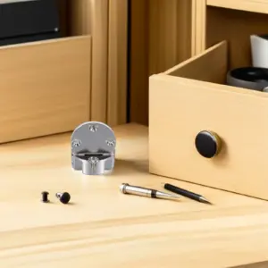 4Pcs Folding Table Hinges Heavy Duty Zinc Alloy Hidden Door Hinges Smooth Quiet Operation for Kitchen Cabinet Cupboard Door