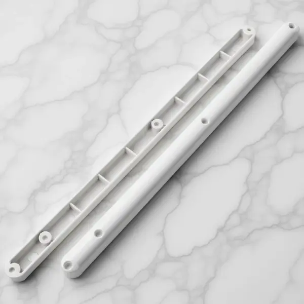 2Pcs 12 Inch Plastic Drawer Slides Smooth Full Extension Drawer Rails for Cabinet Kitchen Dresser Side Mount Sliders