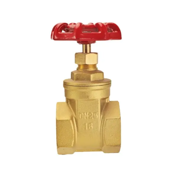 Professional 1/2 Inch Water Wheel Handle Brass Gate Valve Hand Threaded Brass Valve Fast Delivery
