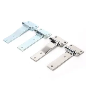 2 PCS Stainless Steel Round Bolt-On Industrial Refrigerated Van Body Parts Door Hinges Parts T Hinge Heavy Duty Door Accessories