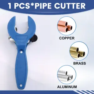 A74U High Efficiency Ratchet Pipe Cutter Aluminum Pipe Thin Wall Pipe Cutter Bearing Type Universal Pipe Cutter