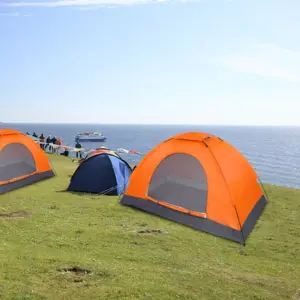 Translation: Waterproof 1-Person Dome Tent for Outdoor Camping Hiking