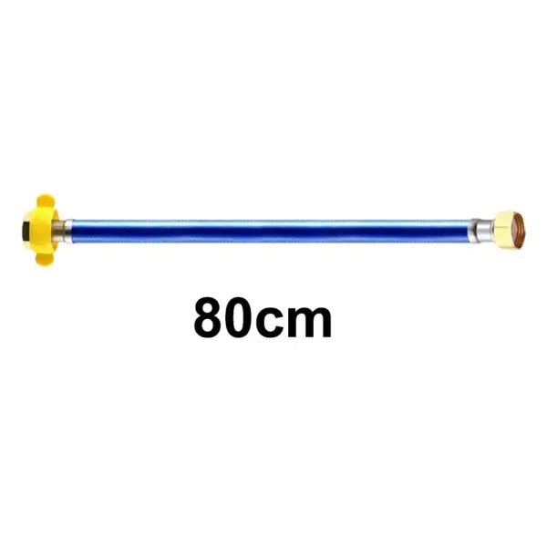 Universal G1/2 Inch Faucet Braided Water Pipe 20/50/80cm Stainless Steel Faucet Inlet Hose Anti Winding Flexible Braided Hose