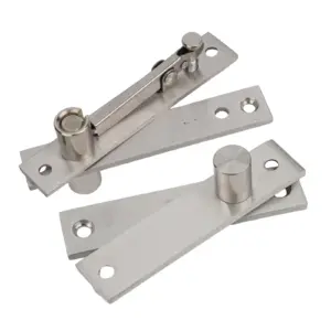 Heavy Duty For 360 Degree Concealed Bookcase Hinges with Retractable Pin for Secret Door Pivot and Door Frame Load Reduction