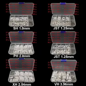 1Pcs SH1.0 / JST 1.25 / PH2.0 / XH2.54 / VH3.96 Male and Female Housing Pin Header Crimp Terminal Adapter JST Connector Kit