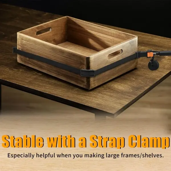 Easy to Use Adjustable Band Clamp 4 Jaws Multi Function Corner Clamp Pure Nylon Strap Quick Release Strap Clamp Woodworking