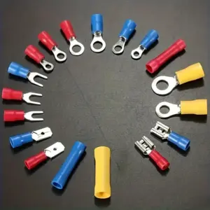 300/480pcs Electrical Wire Crimp Connector Kit - Insulated Spade, Butt, Ring, Fork, Ring Lugs & Rolled Terminals