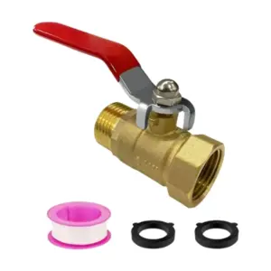 Brasses Ball Valves Switches Connector For Simple Water Flows Control And Leakproof Plumbing Installation D2RD