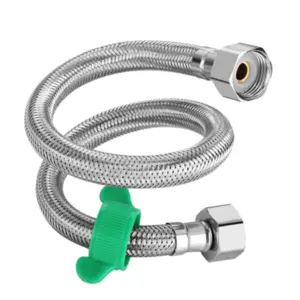 G1/2 304 Stainless steel toilet plumbing hose angle valve hose Water Heater Flexible Plumbing Hose braided hose