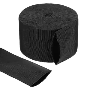 2/6/8M Nylon Protective Hose Sleeve Cable Cover Sheath Hydraulic Hose Protector Wrap for Welding Cord Tig Torch Hydraulic Black