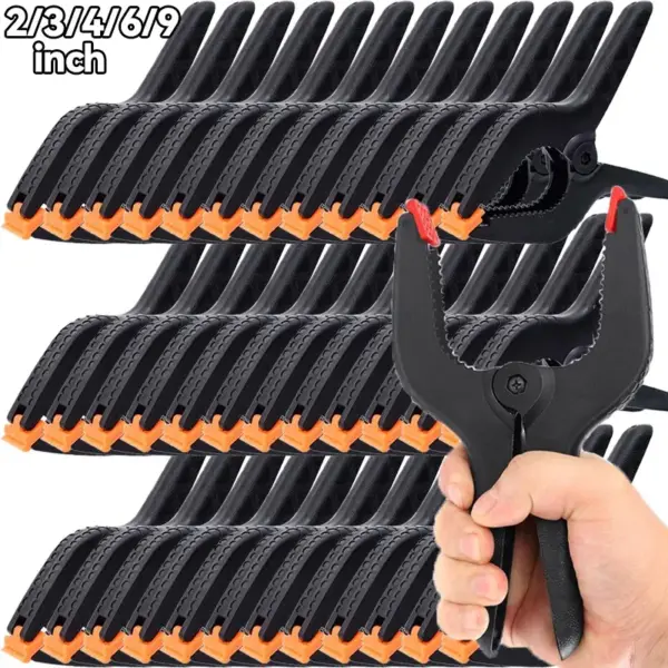 Adjustable Plastic Woodworking Clamps Clothes Peg Non-slip Spring Wood Working Tools Backdrop Photo Photography Fixed Clips