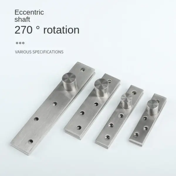 4pcs Stainless steel plus heavy duty rotating shaft invisible rotating shaft hidden hinge 360 degree eccentric rotating shaft