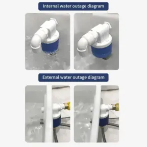 Automatic Stop Automatic Water Level Control Valve Adapter Durable Float Ball Valve Quick Connect Thread Inlet Valve Tank