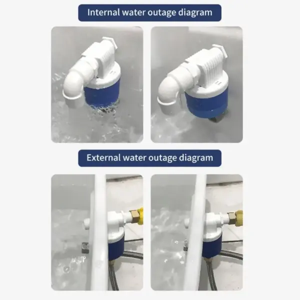 Automatic Stop Automatic Water Level Control Valve Adapter Durable Float Ball Valve Quick Connect Thread Inlet Valve Tank