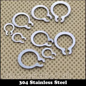 M3 304 Stainless Steel 304ss Spring Washer DIN471 C-Type Calabsah C Type Snap Retaining Ring For 3mm External Shaft Circlip