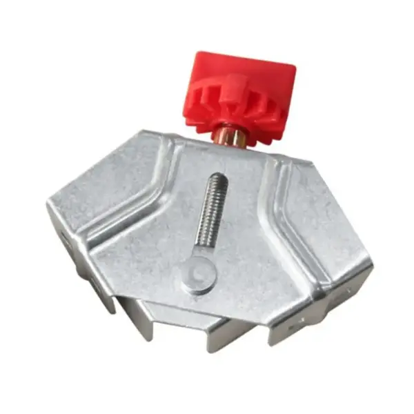 AB46-90 Degree Right Angle Clamp Corner Clamp For Wood Metal Pipe Steel Rod Glass 90 Clamp With Adjustable Jaws And Rotating Nut