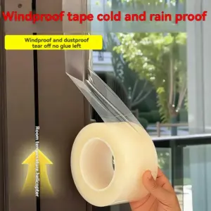 Multi-Purpose PE Sealing Tape - Mildew-Resistant & Self-Adhesive, for Edge Sealing in Shower, Sink, Window