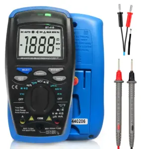 True RMS Digital Multimeter with Auto Range Non Contact Voltage Detection and Backlit LCD for Easy Measurement