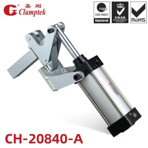 CH-20840-A Pneumatic Power Clamps  Inlet G1/8'' Holding Capacity 1000Kg Horizontal Toggle Clamps