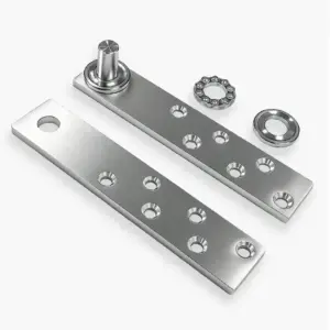 360 Degree Door Hinges Rotation Heavy Duty Hidden Sliding Hinges For Wooden Doors Stainless Steel Design For Quiet Operation