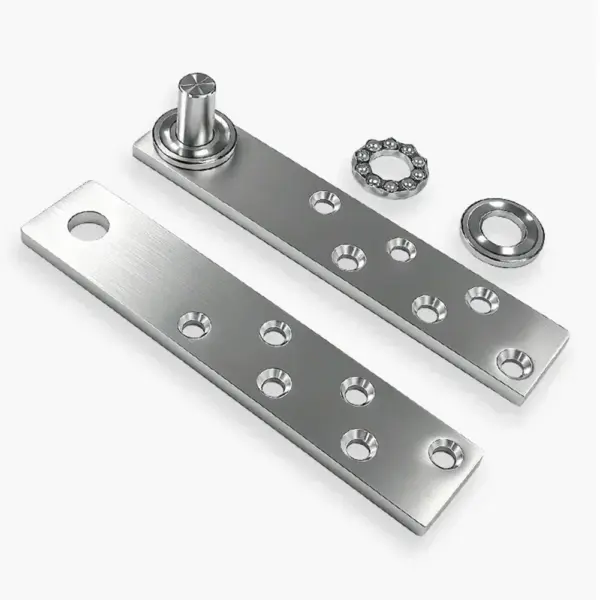 360 Degree Door Hinges Rotation Heavy Duty Hidden Sliding Hinges For Wooden Doors Stainless Steel Design For Quiet Operation