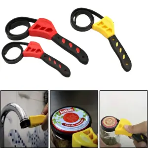 Belt Wrench Oil Filter Puller Strap Spanner Chain Wrench Strap Opener Adjustable Strap Opener Cartridge Disassembly Tool
