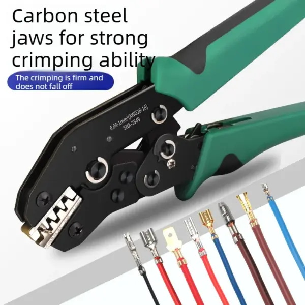 SN-2549 Ratchet Crimping Tool AWG28-18 for Dupont SM2.54 PH2.0 VH3.96 JST Terminals Crimper for Automotive Motorcycle Wiring DIY