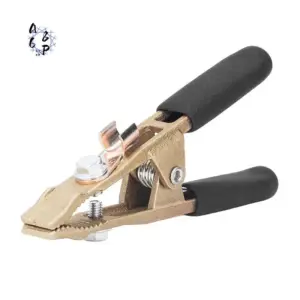 A68P-260A Welding Ground Clamp Brass Material 40Mm Opening Electric Work Clamp For Gas Shielded Welding And Steel Structures