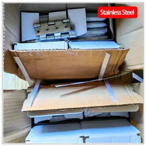 2pcs Heavy Duty 304 Stainless Steel Door Hinge for Industrial Electric Cabinet Machinery Folding Door Hardware