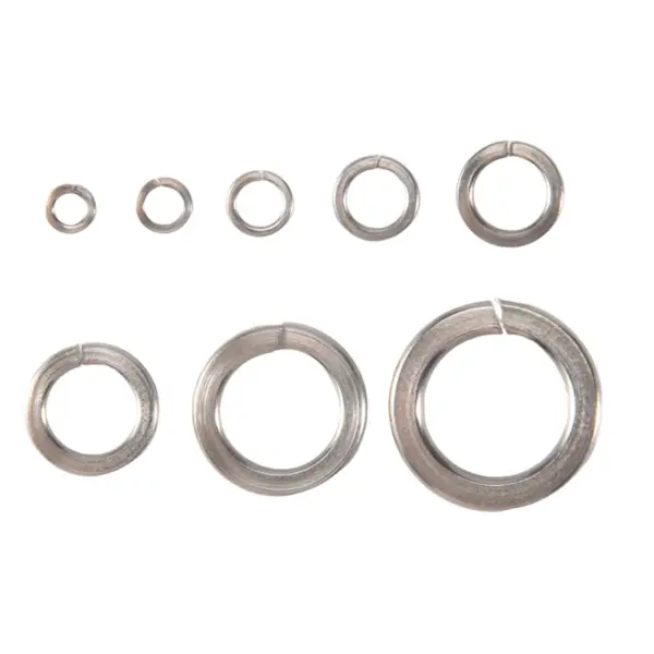 【Party-Decoration】Spring Lock Washer,304 Stainless Steel Spring Lock Washer Assortment Set (410-Pcs,8-Size)