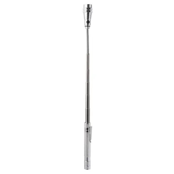 Magnetic Pickup Tool Telescopic LED Torch Light Flexible Magnet Flashlight for Mechanics Electricians Handyman Repair Work