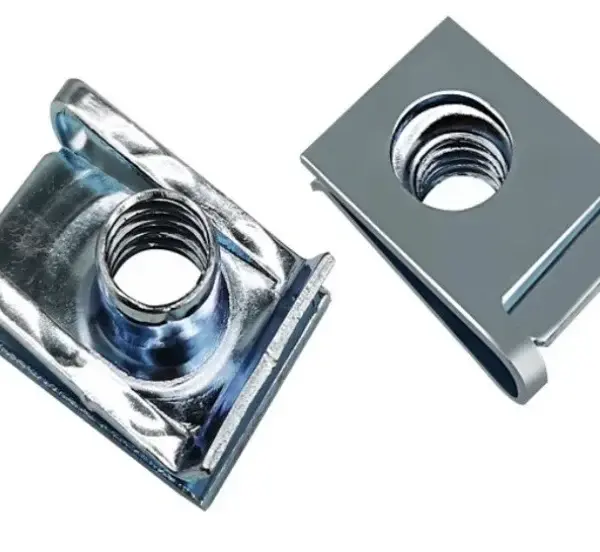 20pcs Tin Nut Fairing Clipse M6 Clips Clamps Snap Spring Nut Manganese Steel Zinc Plated B type Reed Nut